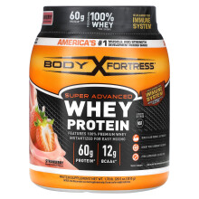 Body Fortress, Protéine de Lactosérum Super Avancée, Fraise, 1,78 lb (810 g)