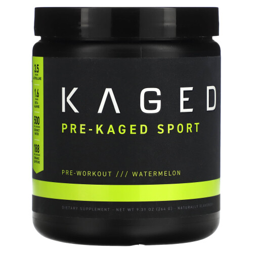 Kaged, PRE-KAGED Sport, Pré-Entraînement, Pastèque, 9,31 oz (264 g)