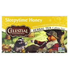 Celestial Seasonings, Tisane, Sleepytime au Miel, Sans Caféine, 20 Sachets de Thé, 1 oz (29 g)