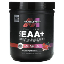 MuscleTech, Platinum 100 % EAA+, Punch aux Fruits, 13,86 oz (393 g)