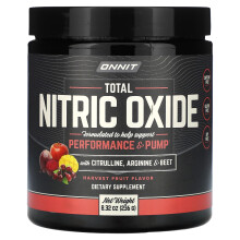 Onnit, Total Oxyde Nitrique, avec Citrulline, Arginine et Betterave, Fruit de la Récolte, 8,32 oz (236 g)
