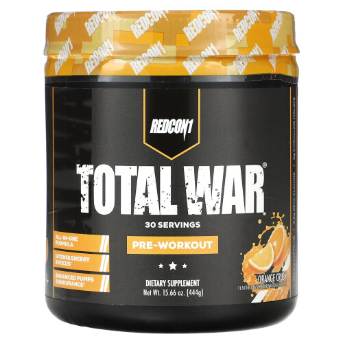 Redcon1, Total War, Pre-Workout, Orange Crush, 15,66 oz (444 g)
