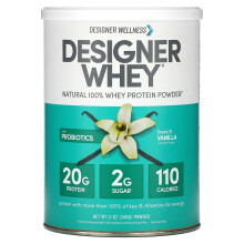 Designer Wellness, Designer Whey, Natürliches 100% Whey Protein Pulver, Französische Vanille, 12 oz (340 g)