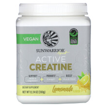 Sunwarrior, Sport, Active Kreatin Monohydrat, Limonade, 12,34 oz (350 g)