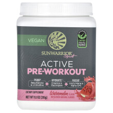 Sunwarrior, Sport, Pré-Entraînement Actif, Pastèque, 11,1 oz (315 g)