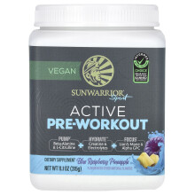 Sunwarrior, Sport, Pré-Entraînement Actif, Ananas Framboise Bleue, 11,1 oz (315 g)