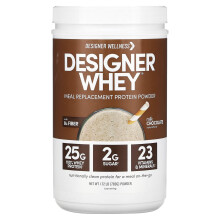 Designer Wellness, Designer Whey, Mahlzeitenersatz-Proteinpulver, Milchschokolade, 1,72 Pfund (783 g)