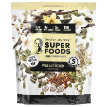 Dr. Murray's, Super Foods, 3 Seed Protein Powder, Vanilla, 2 lb (908 g)
