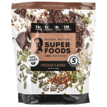 Dr. Murray's, Super Foods, 3-Samen-Proteinpulver, Schokolade, 2 Pfund (908 g)