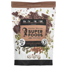 Dr. Murray's, Super Foods, 3 Seed Protein Powder, Chocolate, 16 oz (453.5 g)