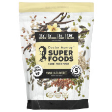 Dr. Murray's, Super Foods, 3 Seed Protein Powder, Vanilla, 16 oz (453.5 g)
