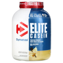 Dymatize, Elite Casein, Sanfte Vanille, 4 Pfund (1,8 kg)