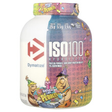 Dymatize, ISO100 Hydrolysiert, 100% Whey Protein Isolat, Geburtstagskuchen-Pebbles, 5 lb (2,3 kg)