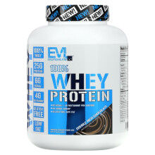 EVLution Nutrition, 100% Molkenprotein, Doppelt kräftige Schokolade, 5 Pfund (2,268 kg)