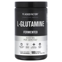 Jacked Factory, Série Essentielle, L-Glutamine, Fermentée, Non Aromatisée, 17,64 oz (500 g)