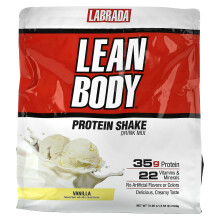 Labrada Nutrition, Lean Body, Protein-Shake-Mischung, Vanille, 4,63 Pfund (2.100 g)