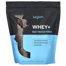 Legion Athletics, Whey+, Poudre de Protéine de Lactosérum, Chocolat Néerlandais, 1,91 lb (867 g)
