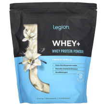 Legion Athletics, Whey+, Whey Protein Pulver, Französische Vanille, 1,8 Pfund (816 g)