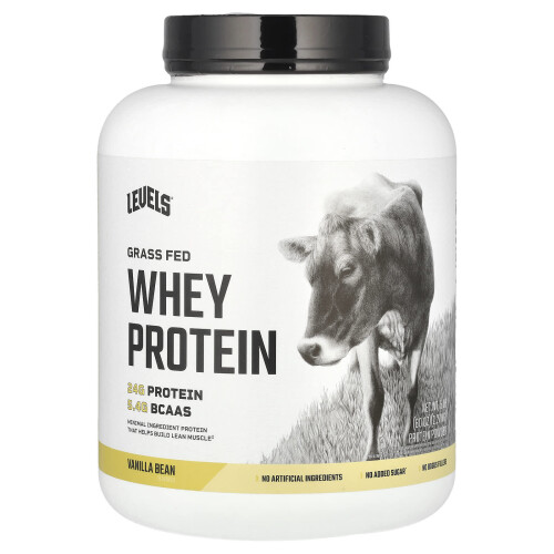 Levels, Grasgefüttertes Whey Protein Pulver, Vanille, 5 Pfund (2,27 kg)