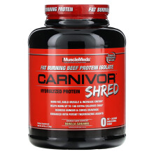 MuscleMeds, Carnivor Shred, Hydrolysiertes Protein, Vanille-Karamell, 3,8 Pfund (1.736 g)