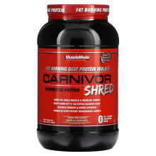 MuscleMeds, Carnivor Shred, Hydrolysiertes Protein, Vanille-Karamell, 1,91 lbs (868 g)