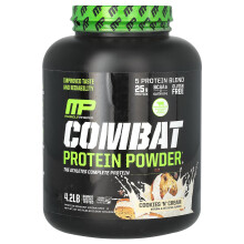 MusclePharm, Poudre de Protéine Combat, Cookies 'N' Crème, 4,2 lb (1 906 g)