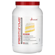 Metabolic Nutrition, Protizyme, Protéine Spécialement Conçue, Gâteau à la Vanille, 2 lb (910 g)
