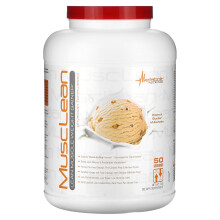 Metabolic Nutrition, MuscLean, Gain de Masse Musculaire Maigre, Milkshake au Beurre de Cacahuète, 5 lb