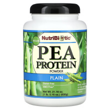 NutriBiotic, Poudre de Protéine de Pois, Nature, 21,16 oz (600 g)