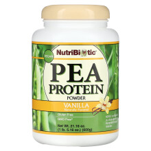 NutriBiotic, Poudre de Protéine de Pois, Vanille, 21,16 oz (600 g)