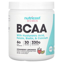 Nutricost, Frauen, BCAA, Erdbeer-Limonade, 11,6 oz (330 g)