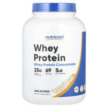 Nutricost, Concentré de Protéine de Lactosérum, Non Aromatisé, 5 lb (2 268 g)