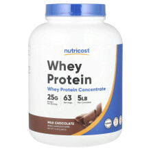 Nutricost, Concentré de Protéine de Lactosérum, Chocolat au Lait, 5 lb (2 268 g)