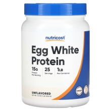 Nutricost, Eiweißprotein, Geschmacksneutral, 1 lb (454 g)