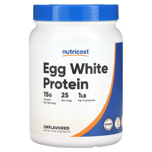 Nutricost, Eiweißprotein, Geschmacksneutral, 1 lb (454 g)