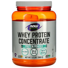 NOW Foods, Sports, Poudre de Concentré de Protéine de Lactosérum, Non Aromatisée, 1,5 lb (680 g)