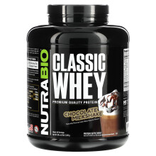 NutraBio, Protéine de Lactosérum Classique, Milk-Shake au Chocolat, 5 lb (2,268 g)