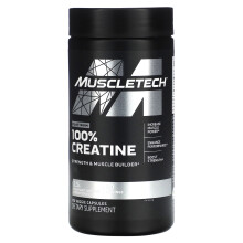 MuscleTech, Créatine 100 % Platine, 100 Gélules Végétales