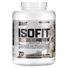 Nutrex Research, Protéine IsoFit, Crème Glacée à la Vanille, 5 lb (2,261 g)
