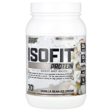 Nutrex Research, IsoFit Protein, Vanillebohnen-Eiscreme, 2,14 lb (969 g)