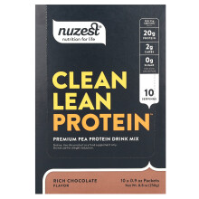 Nuzest, Protéine Clean Lean, Chocolat Riche, 10 Sachets, 0,9 oz (25 g) chacun