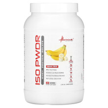 Metabolic Nutrition, ISOpwdr, Isolat de Protéine de Lactosérum, Crème à la Banane, 3,04 lb (1 380 g)