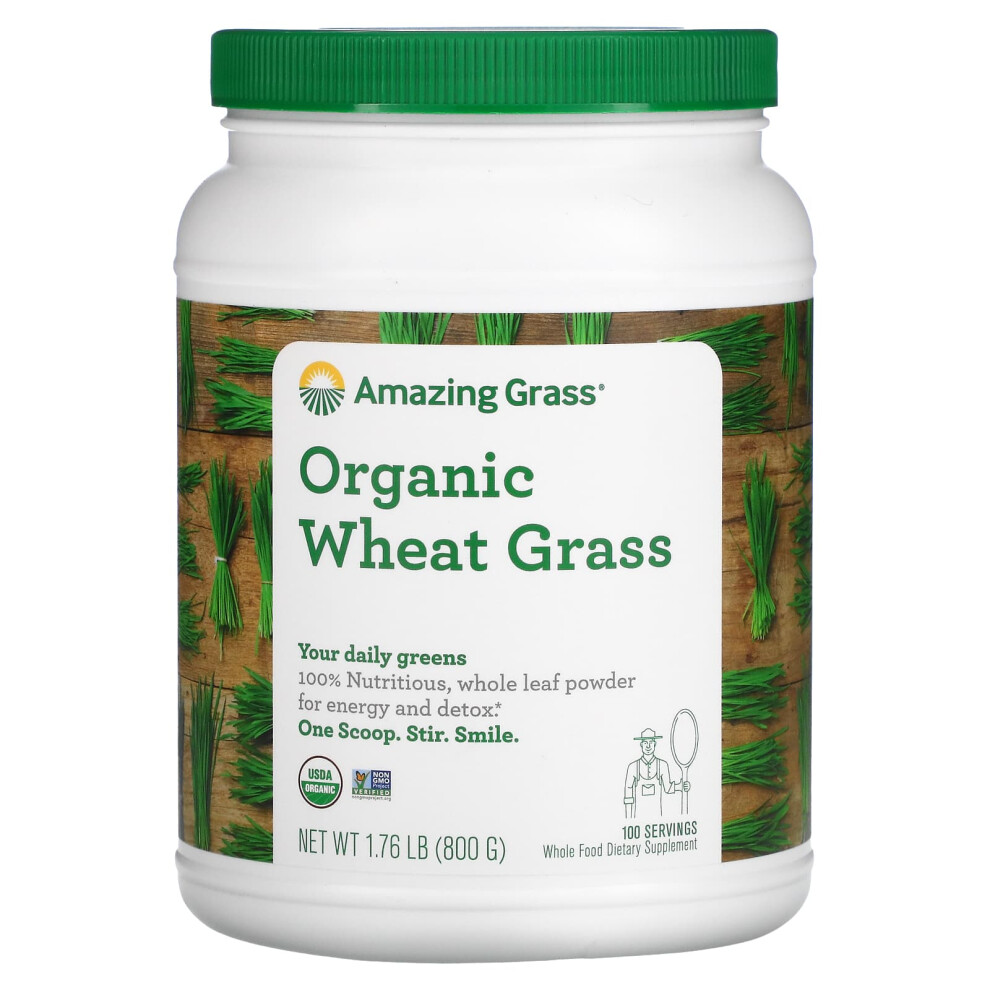 Amazing Grass , Organic Wheat Grass, 1.76 Lb (800 G)