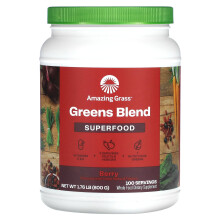 Amazing Grass, Mélange de Verts Super Alimentaire, Baies, 1.76 lb (800 g)