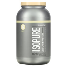 Isopure, Poudre de Protéine Faible en Glucides, Noix de Coco Grillée, 3 lb (1,36 kg)