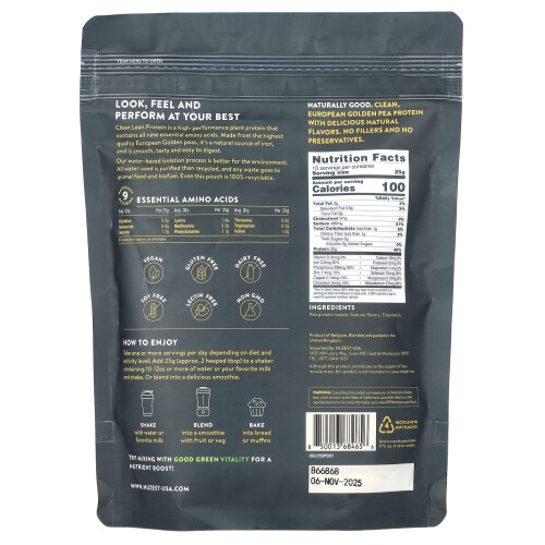 Nuzest, Clean Lean Protein, Sanfte Vanille, 8,8 oz (250 g) 1