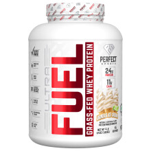 PERFECT Sports, Ultra Fuel, Protéine de Lactosérum d'Herbage, Glace à la Vanille, 4 lb (1,82 kg)