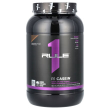 Rule One Proteins, Mélange de Poudre de Protéine R1 Caséine à Boire, Chocolat Fudge, 2,01 lb (910 g)