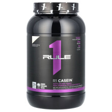 Rule One Proteins, Mélange de Poudre de Protéine R1 Caséine à Boire, Crème Vanille, 2,01 lb (913,5 g)