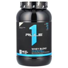 Rule One Proteins, Mélange de Lactosérum, Mélange de Poudre de Protéine à Boire, Glace à la Vanille, 1,96 lb (891 g)